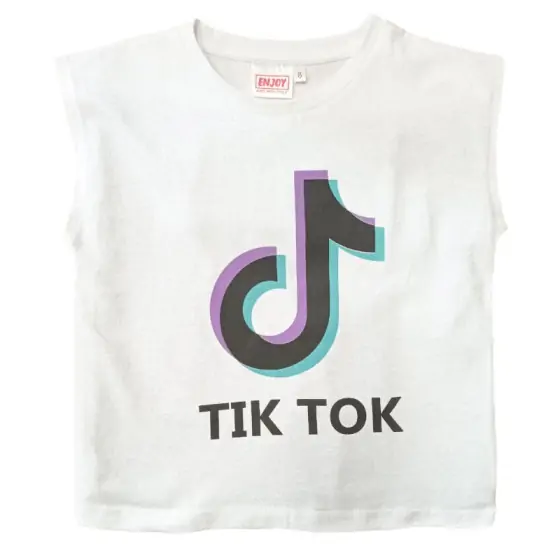 Μπλούζα Παιδική για Κορίτσι Enjoy Tik Tok Λευκό 50770